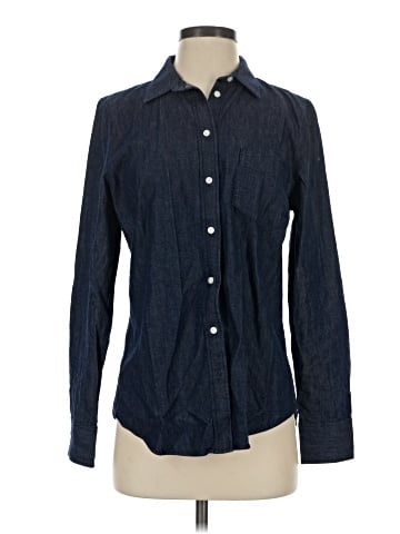 J.Crew Factory Store Long Sleeve Button-Down Shirt (view 1)
