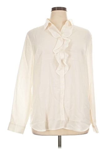 Banana Republic Factory Store Long Sleeve Blouse (view 1)