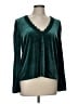 Boden Teal Long Sleeve Top Size 12 - photo 1