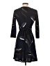 Ann Taylor 100% Polyester Graphic Black Cocktail Dress Size 4 Petite - photo 2