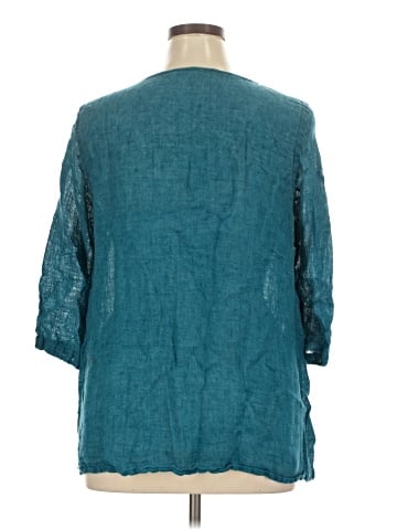 Flax 3/4 Sleeve Blouse (view 2)