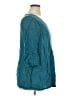 Flax 100% Linen Teal 3/4 Sleeve Blouse Size 14 (L) - photo 4
