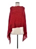 2 Chic 100% Acrylic Red Poncho One size (estimated) - photo 1