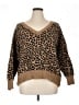 Old Navy Animal Print Brown Pullover Sweater Size XL - photo 1