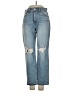 Gap Hearts Blue Jeans Size 25 Petite - photo 1