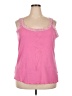 Basic Editions Pink Sleeveless Blouse Size 3X - photo 1