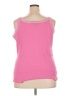 Basic Editions Pink Sleeveless Blouse Size 3X - photo 2