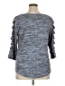 Jennifer Lopez Gray 3/4 Sleeve Top Size XL - photo 2