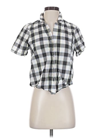 Madewell Boxy Camp Shirt in Rainbow Check (view 1)