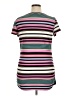 Bobbie Brooks Stripes Pink Short Sleeve T-Shirt Size XL - photo 2