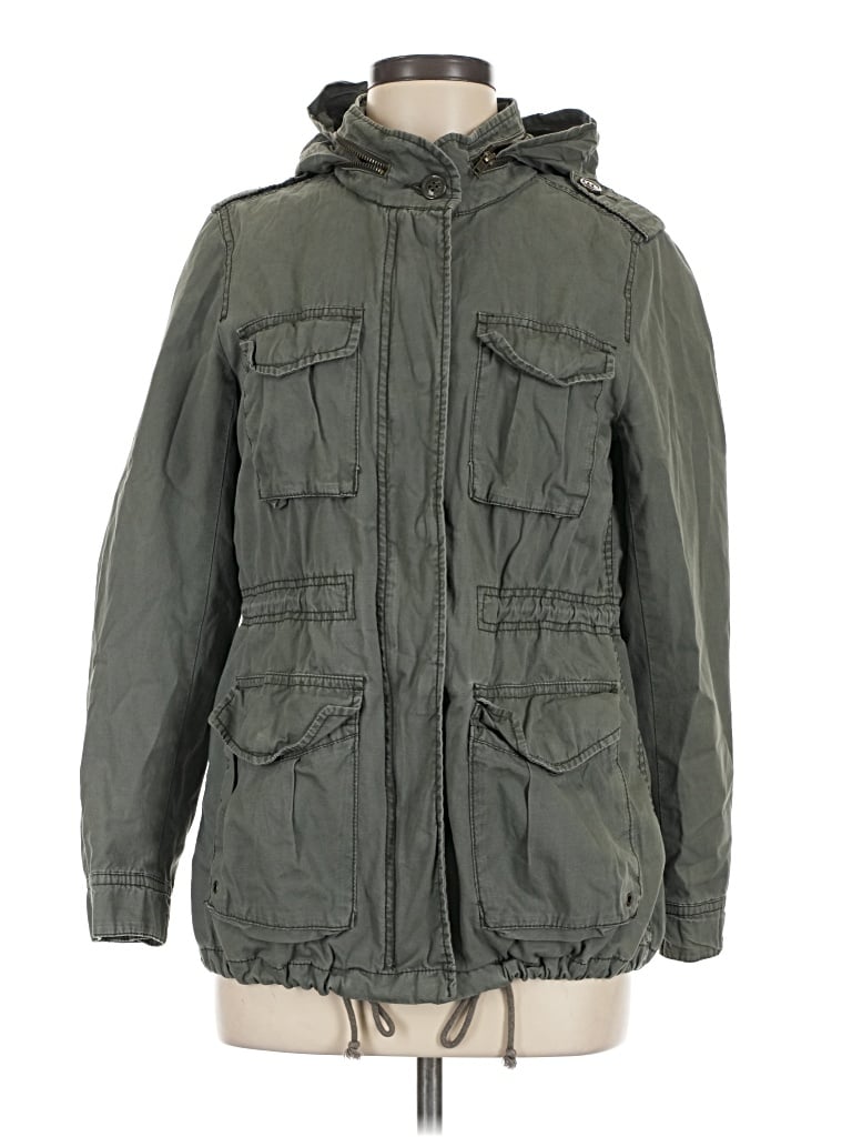Pre-owned Divided By H&m Jacket In Green