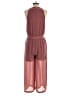 Listicle 100% Polyester Hearts Burgundy Pink Jumpsuit Size S - photo 2