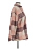 BKE 100% Polyester Plaid Brown Pink Coat Size M - photo 4