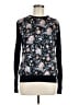 Ted Baker London Floral Black Pullover Sweater Size 6 (2) - photo 1