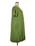 Unbranded Solid Green Casual Dress Size 3X - photo 4