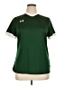 Under Armour 100% Polyester Green Active T-Shirt Size XL - photo 1