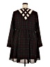 Torrid Plaid Red Burgundy Casual Dress Size 3X Plus (3) - photo 2