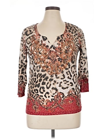 Onque Casuals 3/4 Sleeve Top (view 1)