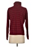 St. John's Bay 100% Cotton Checkered-gingham Red Turtleneck Sweater Size S (petite) - photo 2