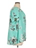 Torrid 100% Polyester Teal Short Sleeve Blouse Size 1X Plus (1) - photo 4