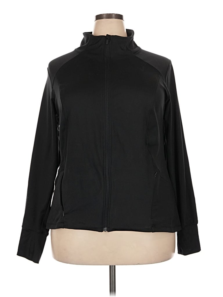 Pre-owned All In Motion Track Jacket In Black