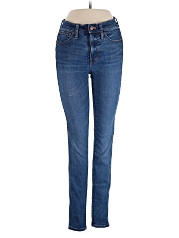 Madewell 9" Mid-Rise Skinny Jeans in Patty Wash (view 1)