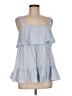 Zara Blue Sleeveless Blouse Size M - photo 1