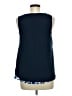 Deletta Blue Sleeveless Top Size M - photo 2