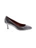 Coach Gray Silver Heels Size 9 1/2 - photo 1