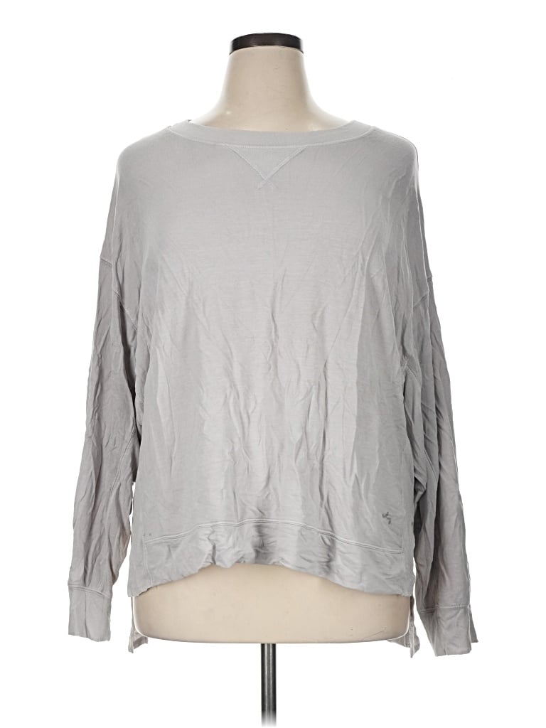 Pre-owned Joylab Long Sleeve T-shirt In Gray