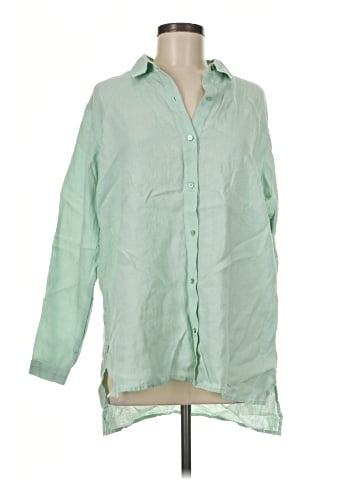 Eileen Fisher 3/4 Sleeve Button-Down Shirt (view 1)