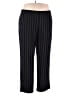 Susan Graver Stripes Black Casual Pants Size 2X - photo 1