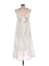 Lush 100% Polyester White Casual Dress Size L - photo 2