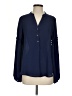 Ivanka Trump 100% Polyester Blue Long Sleeve Blouse Size S - photo 1