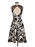 Aqua Graphic Black Cocktail Dress Size M - photo 2