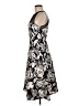 Aqua Graphic Black Cocktail Dress Size M - photo 5