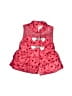 Little Lass 100% Polyester Hearts Red Vest Size 2T - photo 1