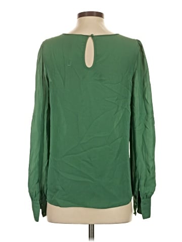 J.Crew Long Sleeve Silk Top (view 2)