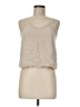 Final Touch Tan Sleeveless Top Size M - photo 1