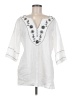 Ninety White 3/4 Sleeve Blouse Size M - photo 1
