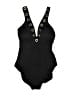 MICHAEL Michael Kors Solid Black One Piece Swimsuit Size 8 - photo 1