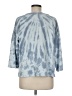 Purejill 100% Cotton Tie-dye Blue Pullover Sweater Size M - photo 2
