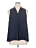 Violet & Claire 100% Polyester Blue Sleeveless Blouse Size XL - photo 1