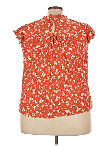 Indigo Rose Sleeveless Blouse (view 2)