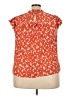 Indigo Rose 100% Polyester Orange Sleeveless Blouse Size 2X - photo 2