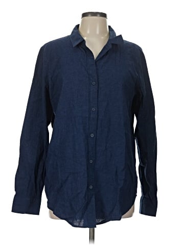 Liz Claiborne Long Sleeve Button-Down Shirt (view 1)