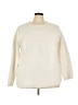 Caslon Solid Ivory Pullover Sweater Size 3X - photo 1