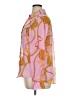 Timing 100% Polyester Paisley Pink Long Sleeve Blouse Size XL - photo 5