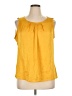 Notations 100% Polyester Yellow Sleeveless Blouse Size XL - photo 1