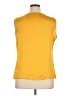Notations 100% Polyester Yellow Sleeveless Blouse Size XL - photo 2